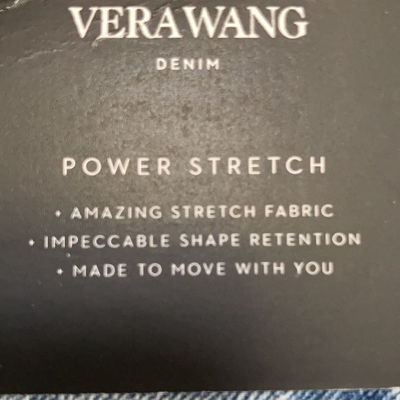 Simply Vera Vera Wang distressed straight power stretch jean size 12 - Picture 8 of 17